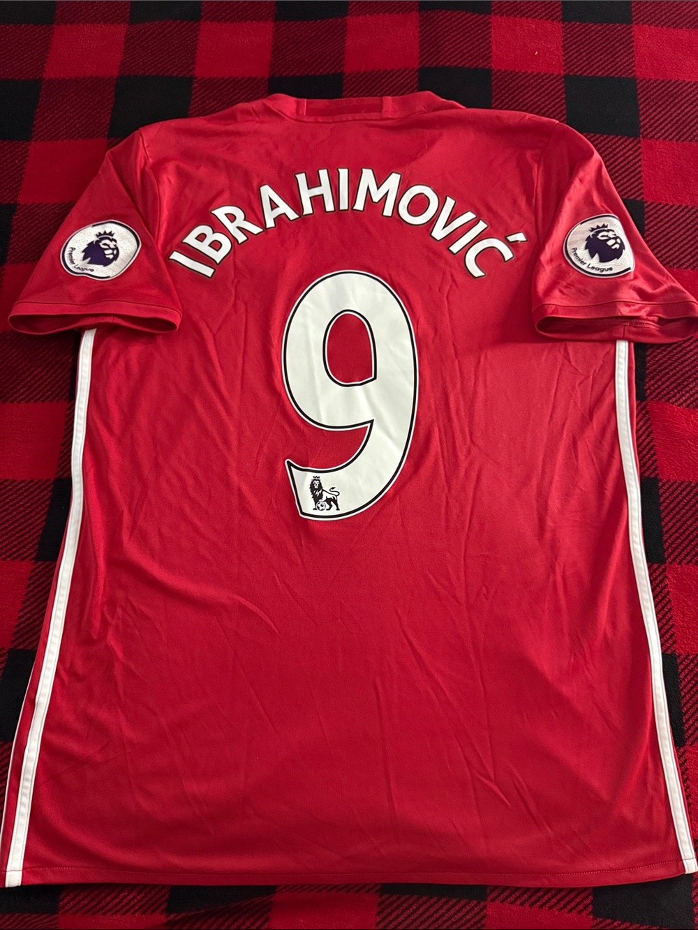 Manchester United #9 Zlatan Ibrahimovic 2016-17 Adidas Home Jersey